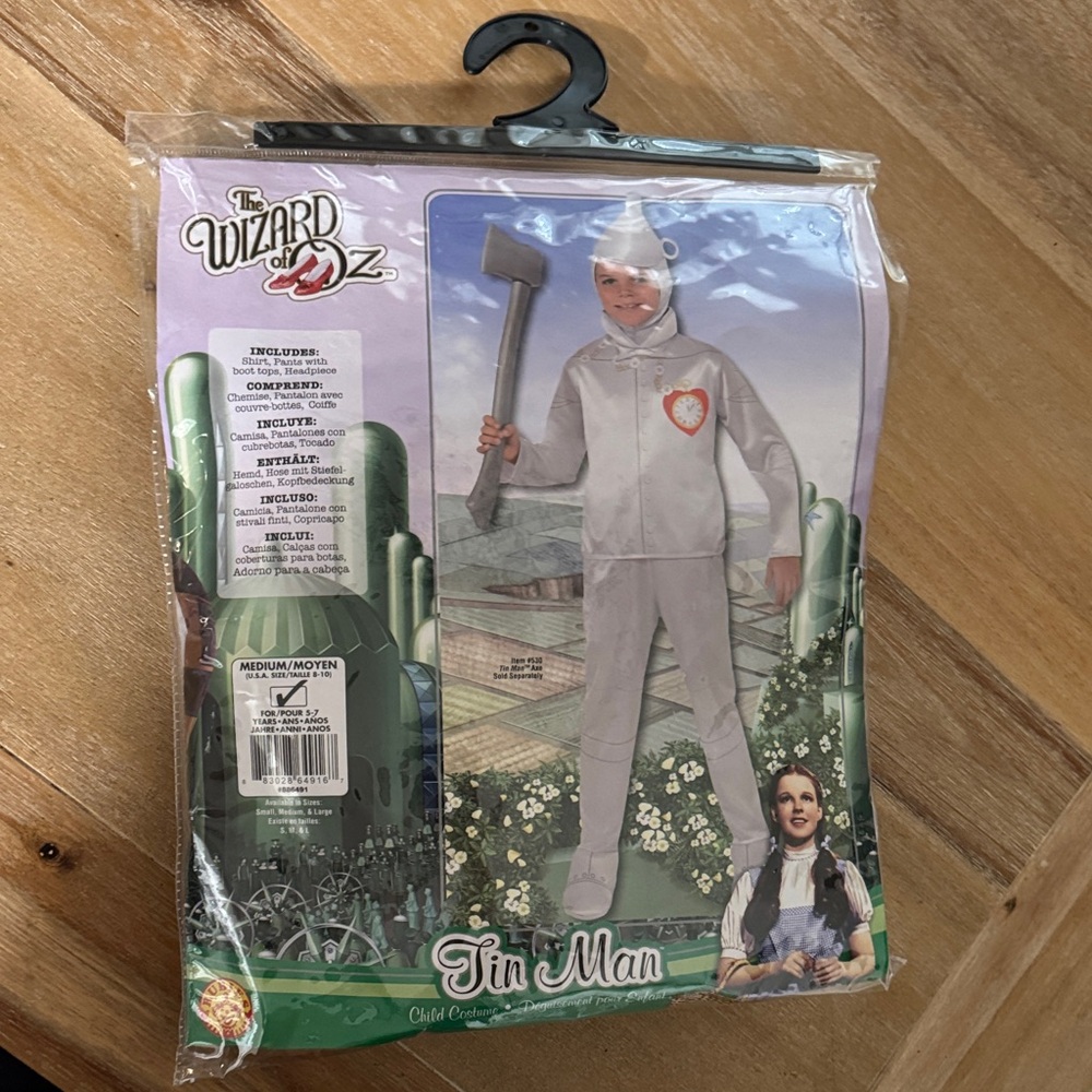 Tin Man Costume for Kids - Silver